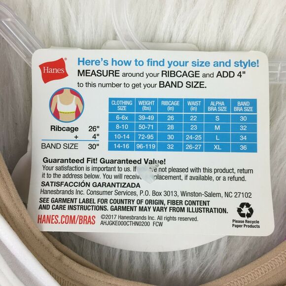 Hanes Everyday Comfort +1 Free Purple Beige White Pullover Training Bras Small - Picture 6 of 8